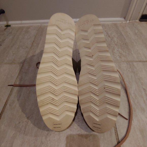 Cole Haan Nantucket Rugged Waterproof Suede & Faux Fur Hikers Boot Size 10 B - Picture 6 of 6